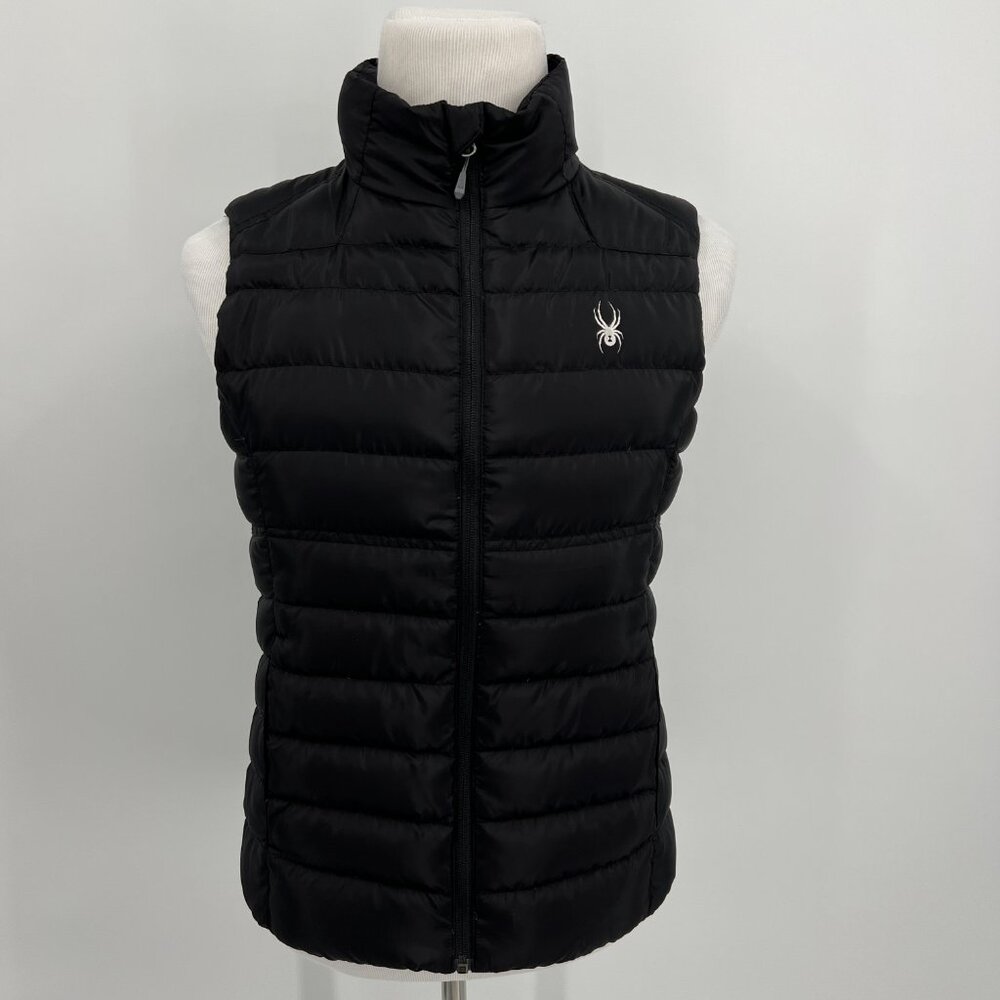 Spyder Women’s Puffer Vest Full Zip Down Insulated Active Sport M Medium - Picture 7 of 10